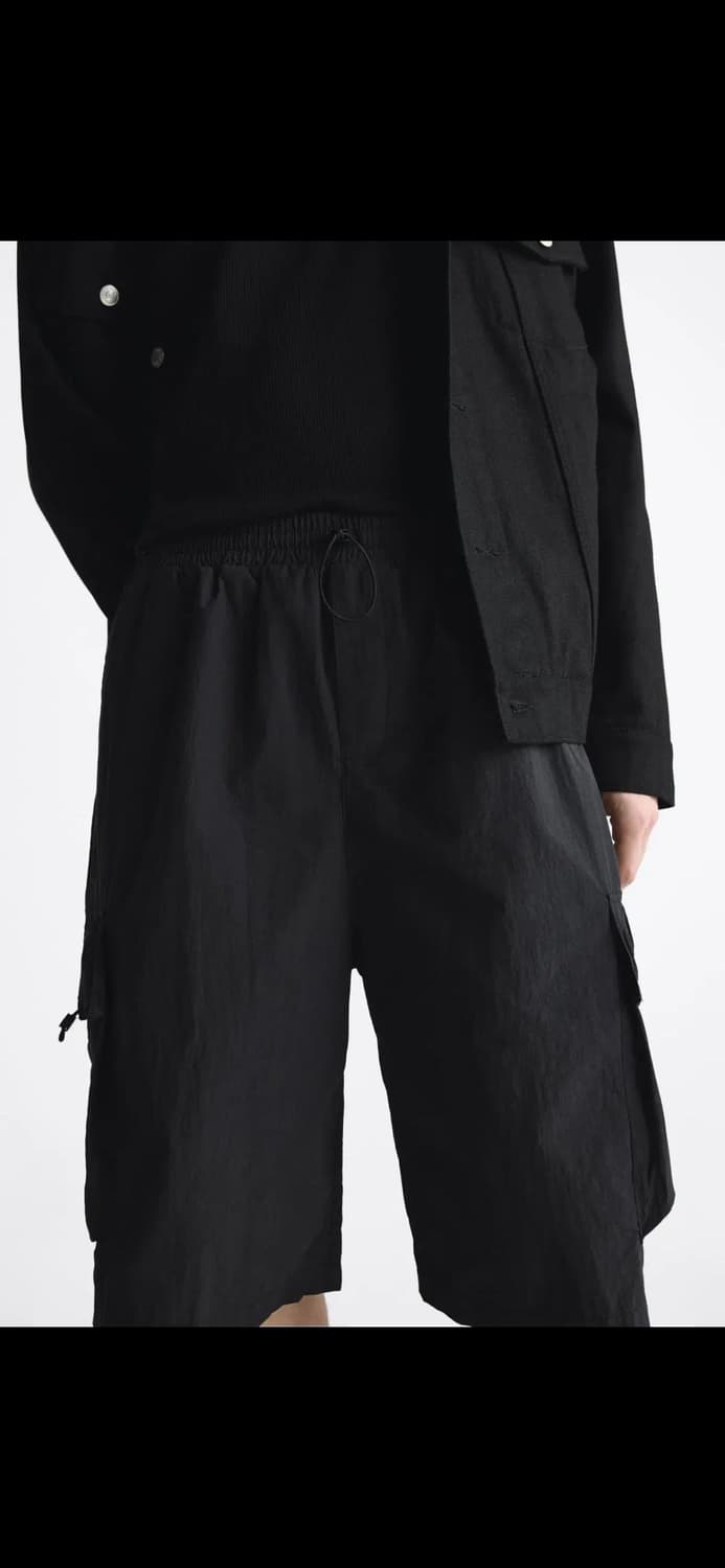 자라 파라슈트 버뮤다 카고 쇼츠 Black 8281/390 상품이미지5