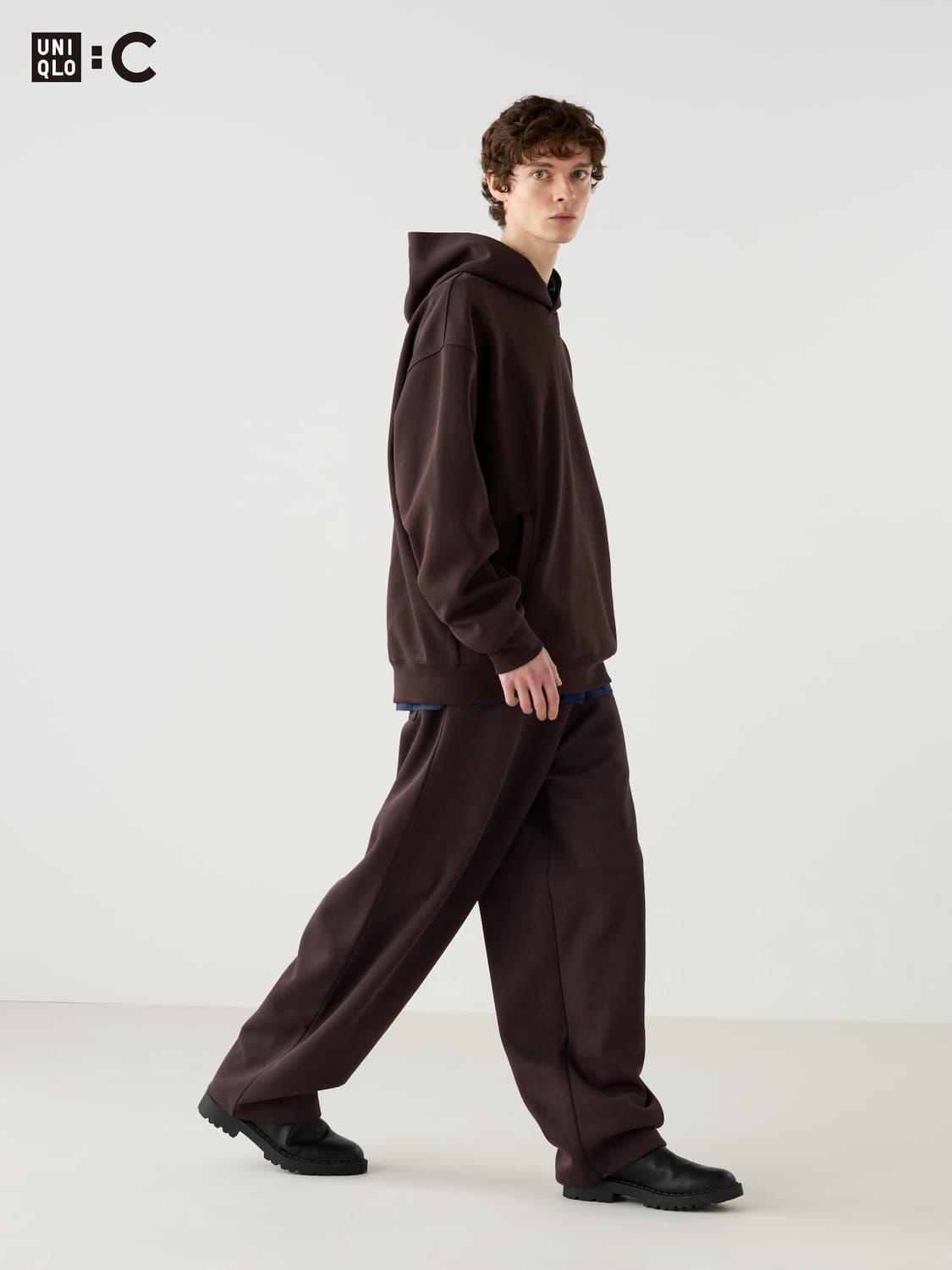 유니클로 C 스웨트 오버사이즈 풀파카 후드 [m] 상품이미지2