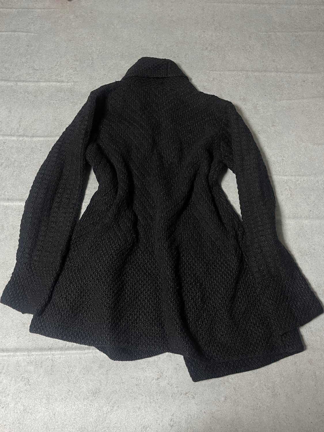 muffler collar knit cardigan 상품이미지6