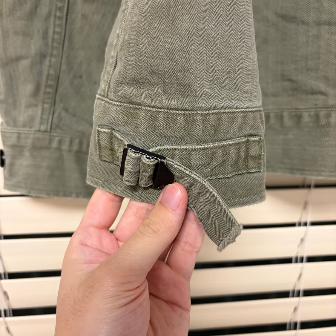 바우와우 24fw Bowwow M-41 HBT 보로 데님 자켓 M 상품이미지9