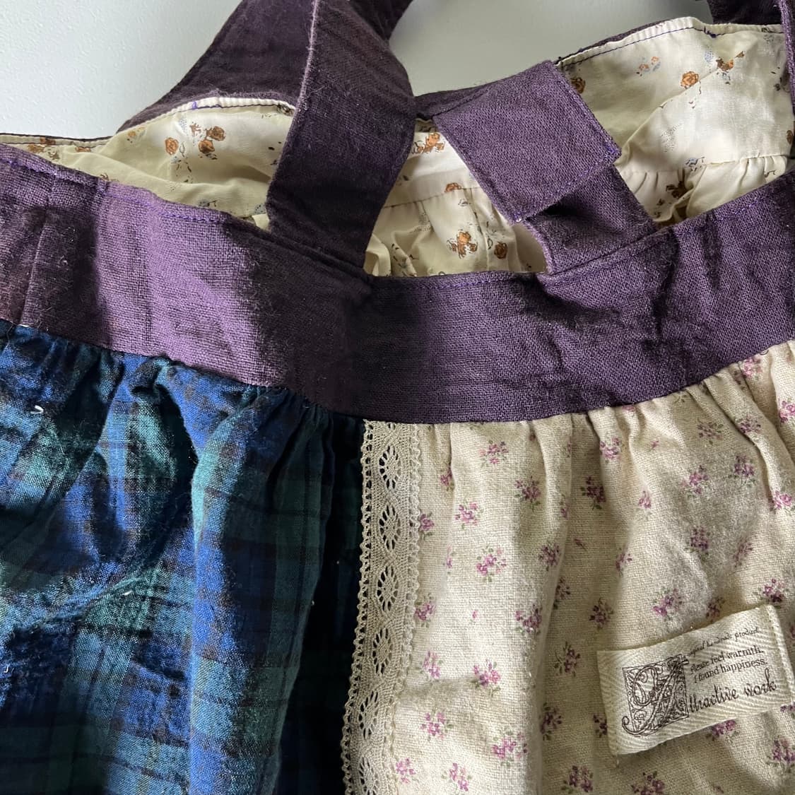 [JPN] 빈티지 모리걸 패치워크 숄더백 상품이미지3