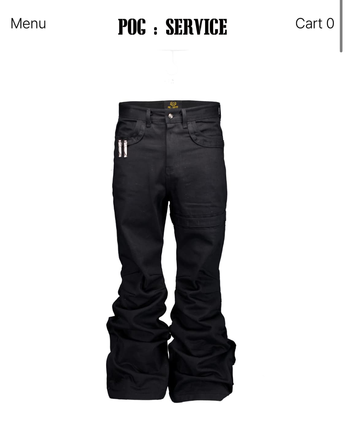 POG SERVICE  FLARE JEANS 포그서비스 플레어 상품이미지1