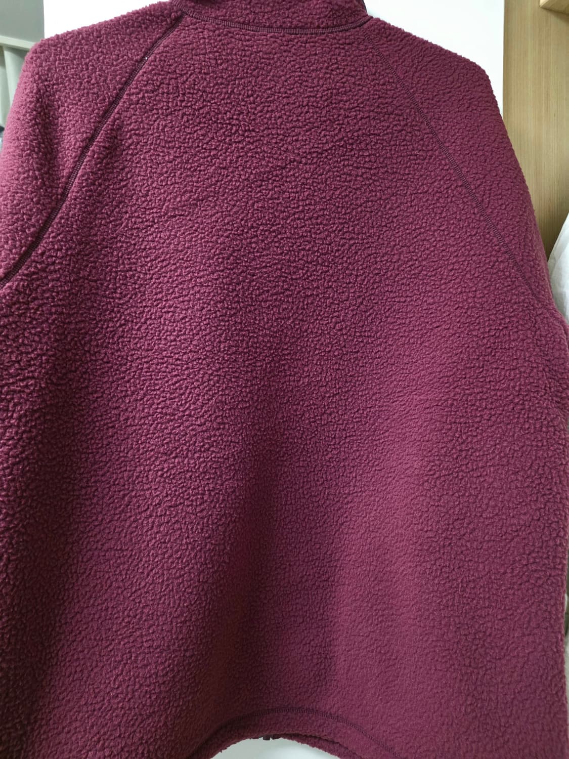 뉴발란스 플리스 자켓 버건디 상품이미지3