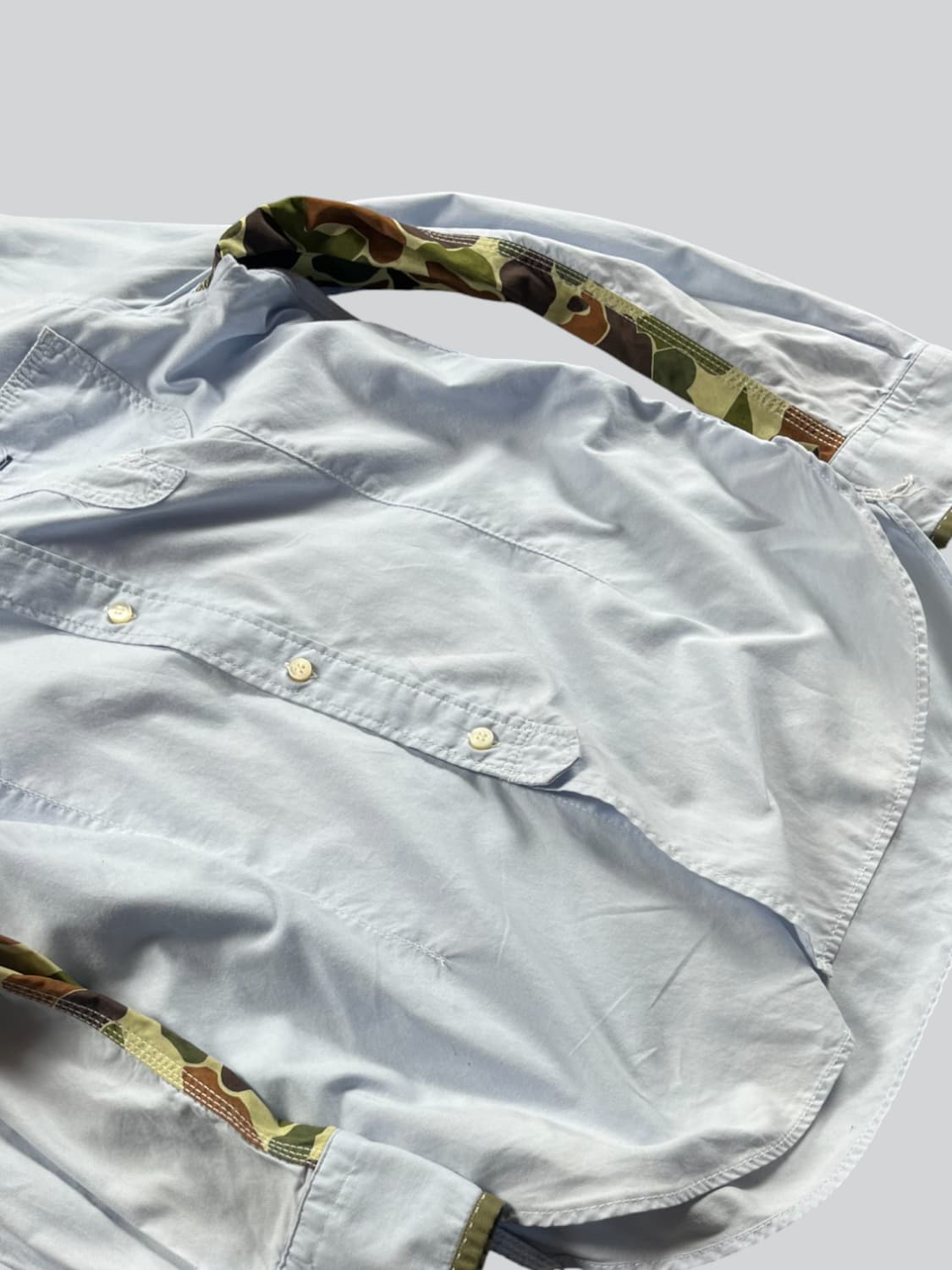 JUNYA WATANABE 카모패턴 도킹 셔츠  상품이미지4