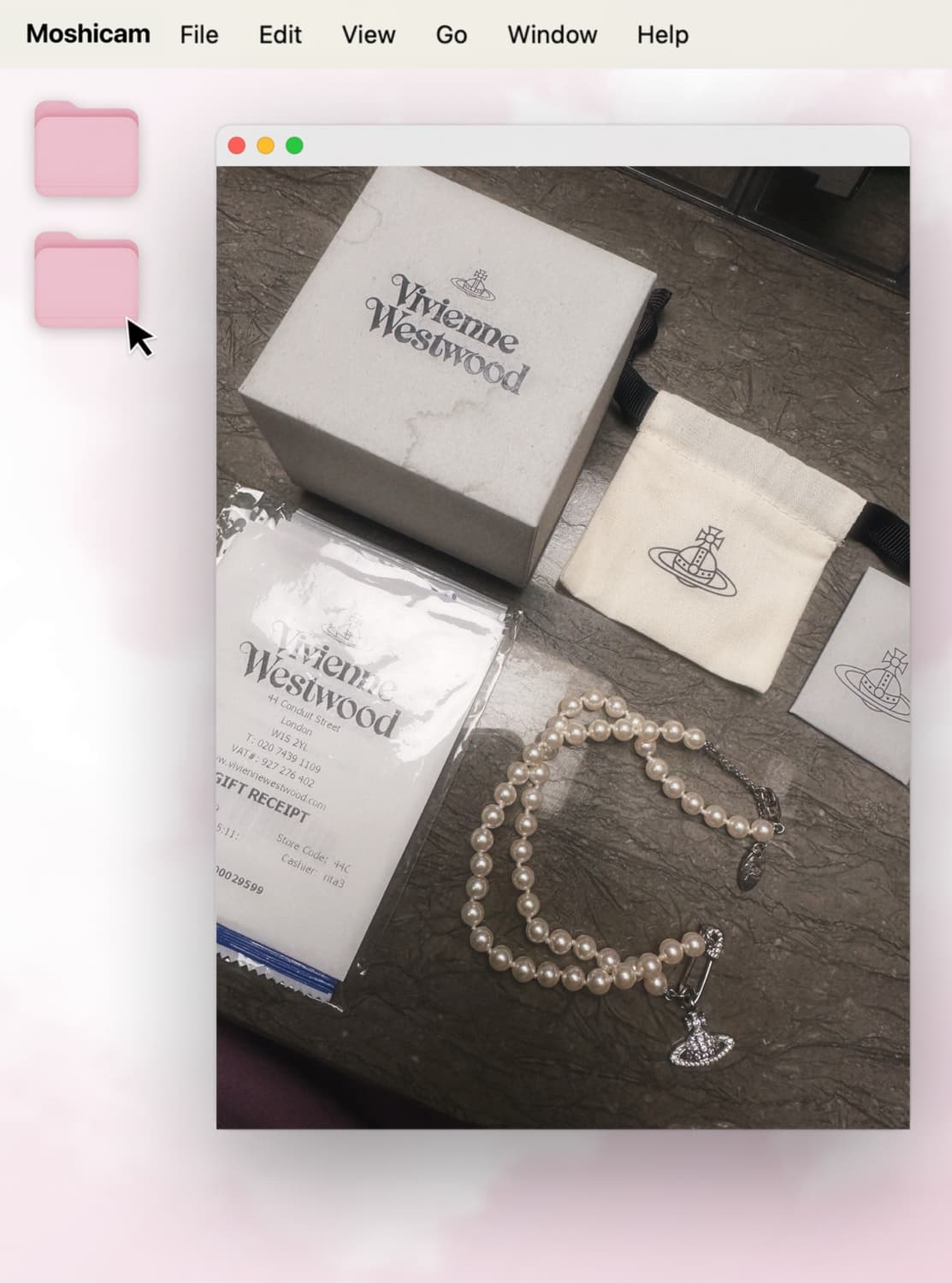 비비안웨스트우드 루크리스 진주 목걸이 상품이미지2