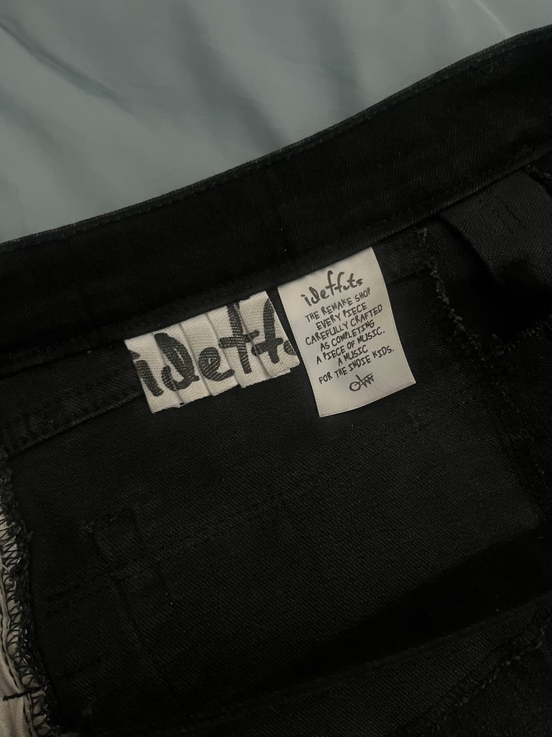 IDEFFUTS_levis remade frill belt (black 상품이미지6