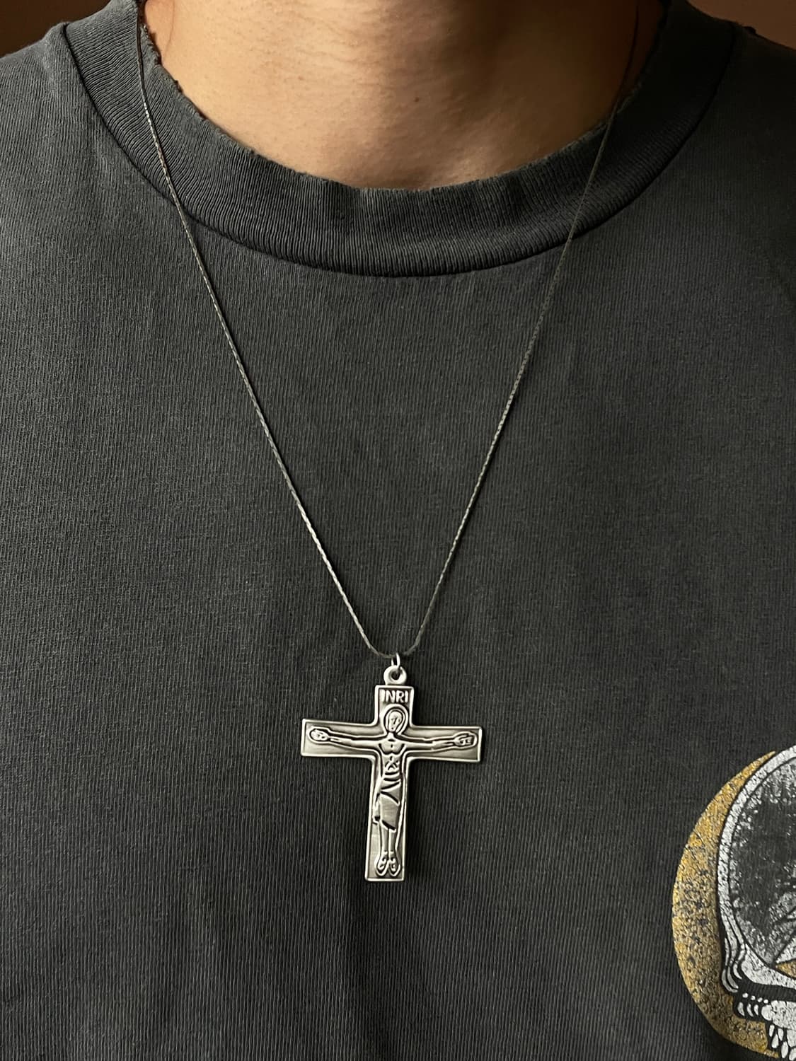 Vintage Sterling Cross Pendant  상품이미지5