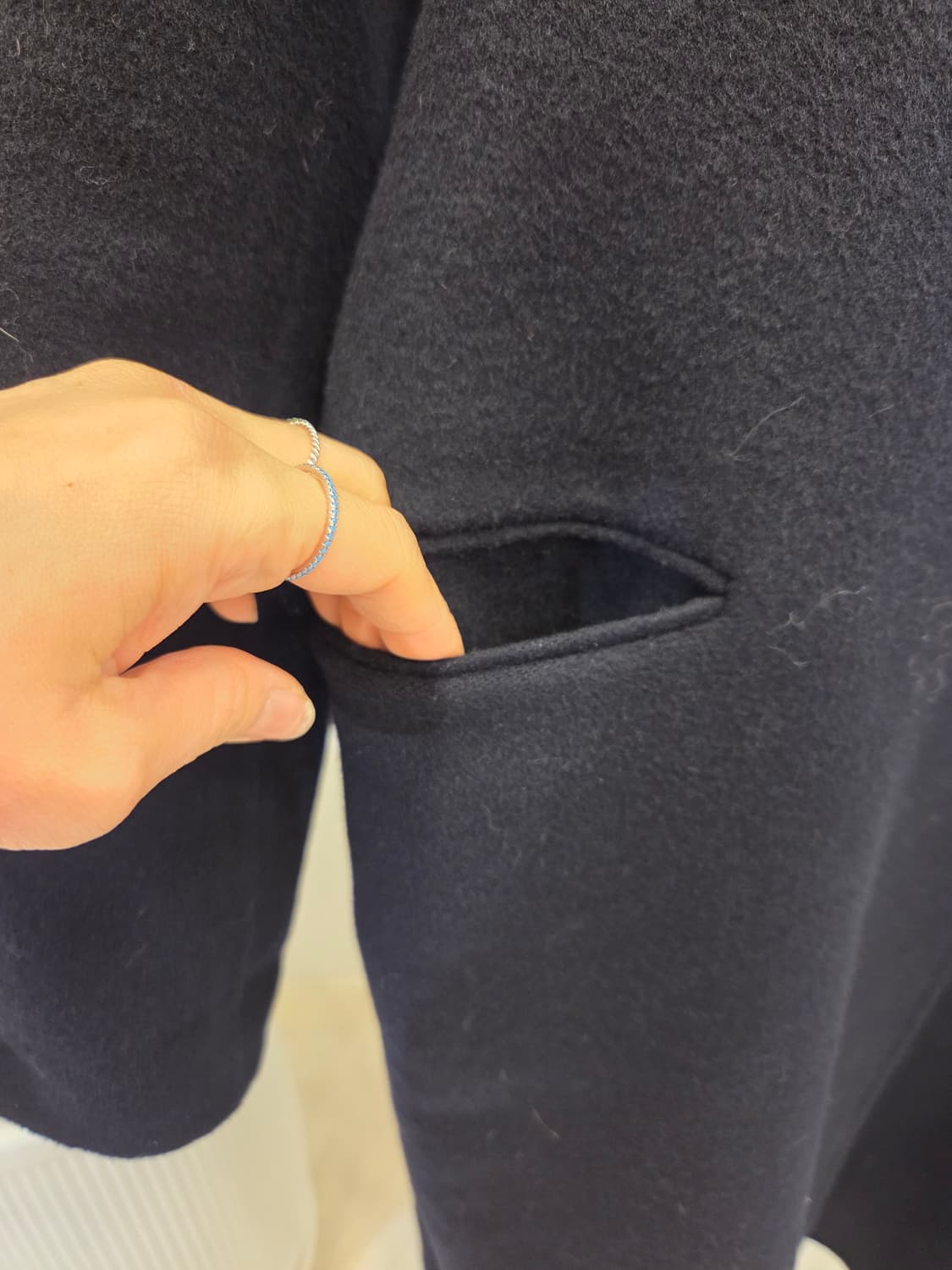 산드로 펀칭벨트 울 코트 상품이미지4