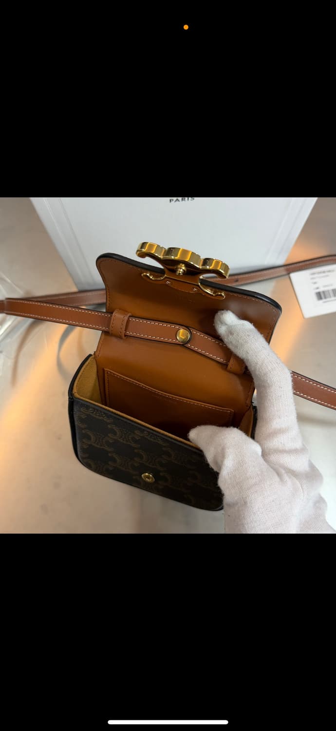 [리오브전포점] 셀린느 트리오페 미니 클로드 숄더 크로스백 상품이미지4