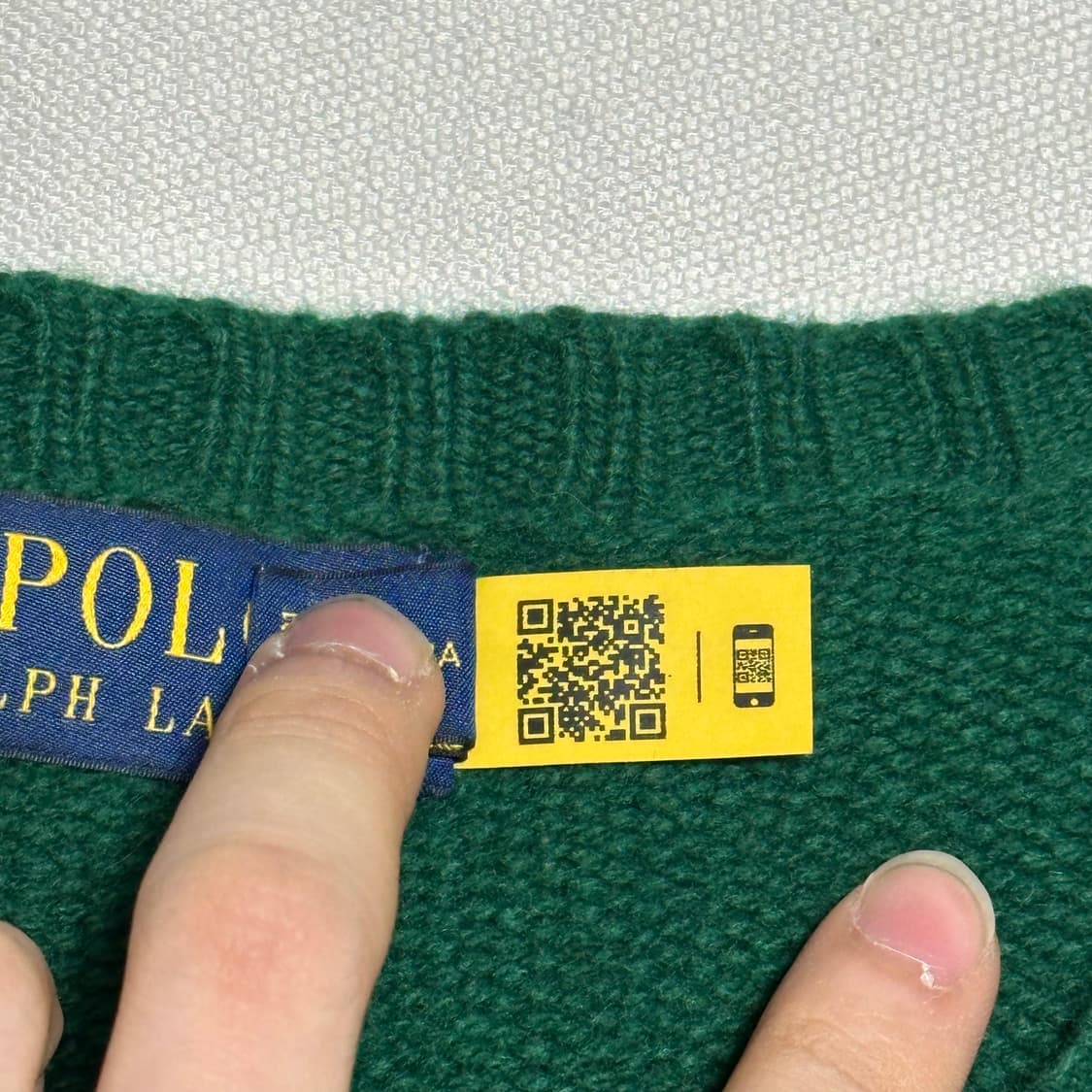 Polo Ralph Lauren 빅베어 그린 울 니트 상품이미지4