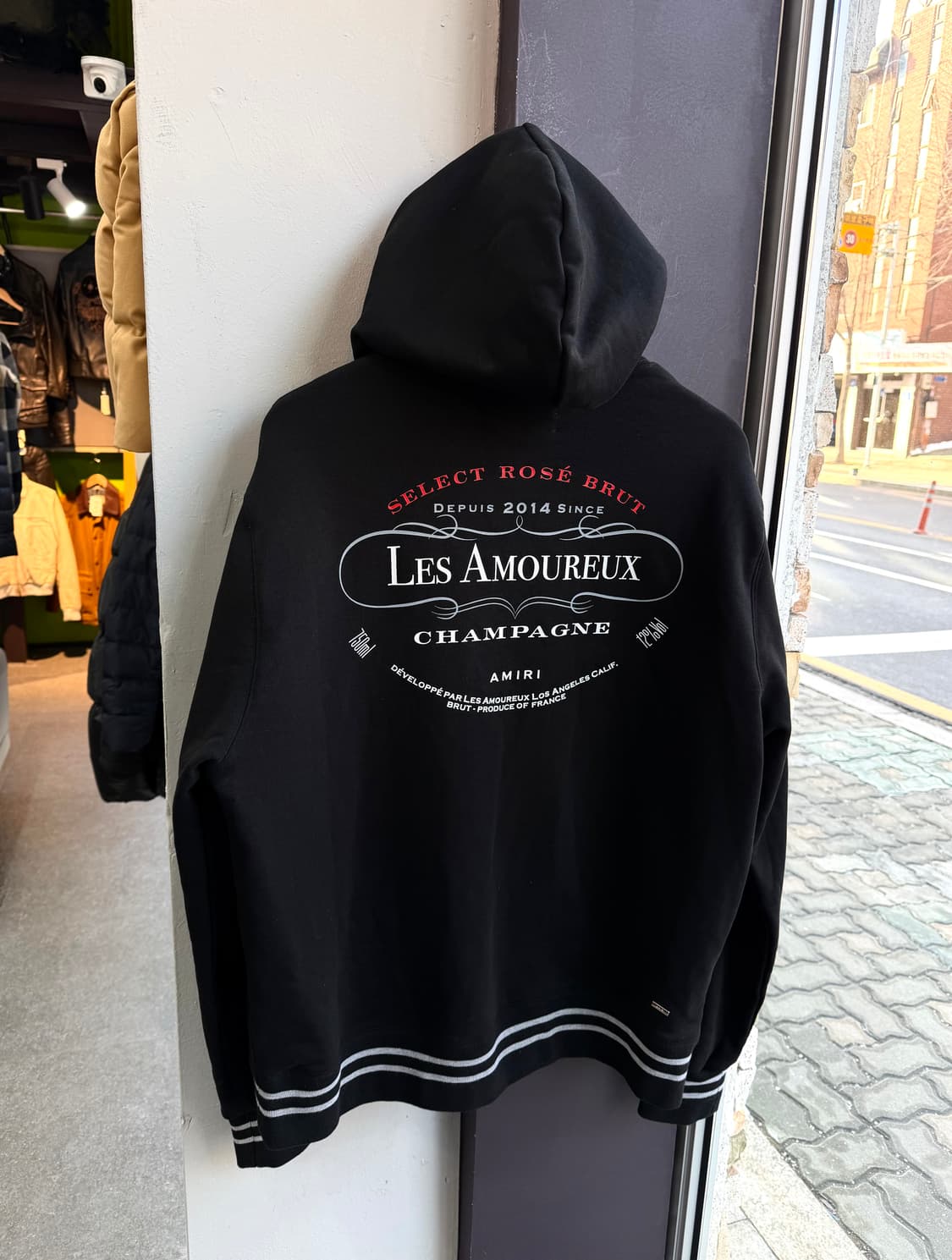 L/ 아미리 Les Amoureux 백로고 후드티 상품이미지7