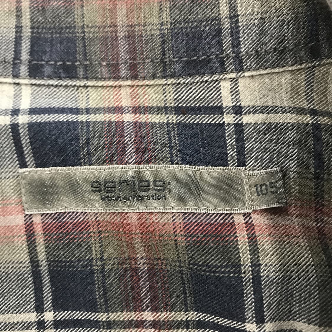 시리즈 Series 가먼트다잉체크셔츠 [95] 상품이미지4