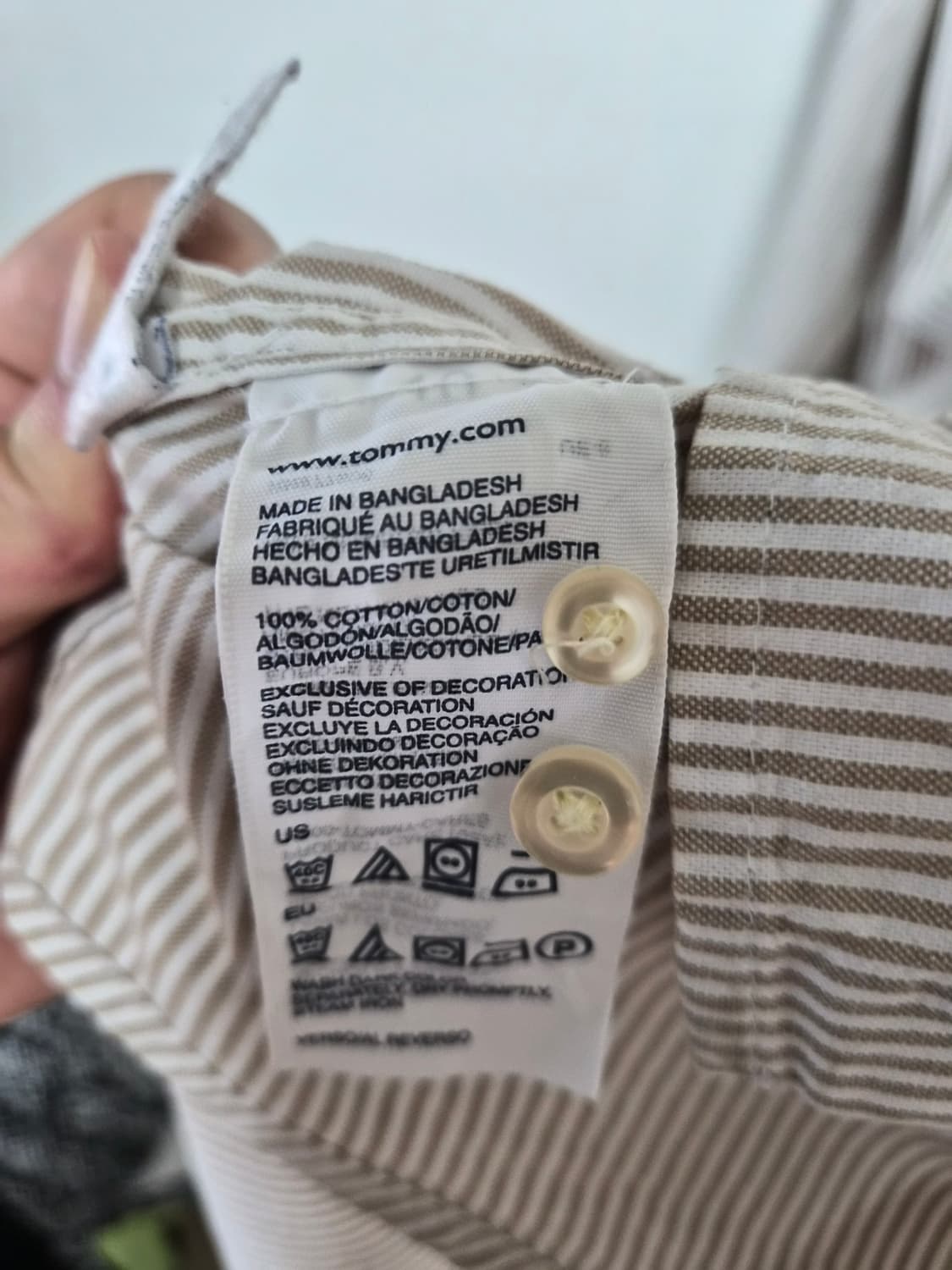타미힐피거Tommy 옥스포드 셔츠 2XL - S395 상품이미지5