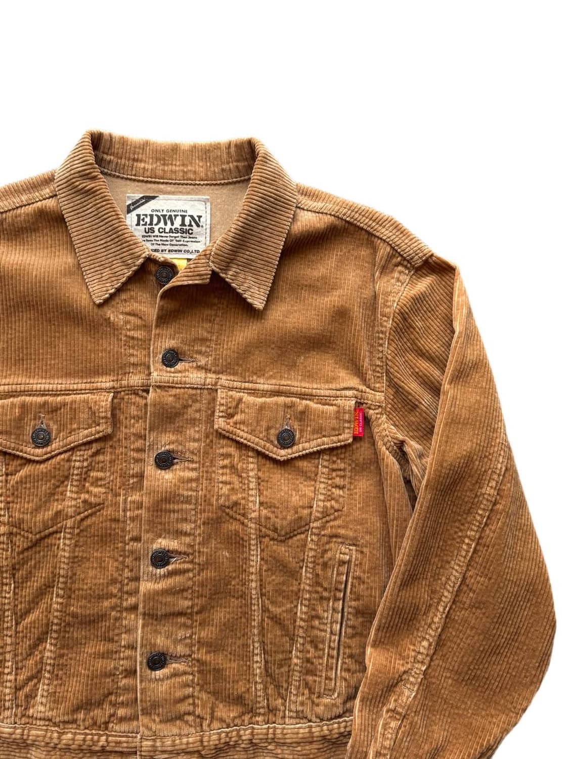 90-00s 에드윈 3nd 코듀로이 트러커 자켓 상품이미지3