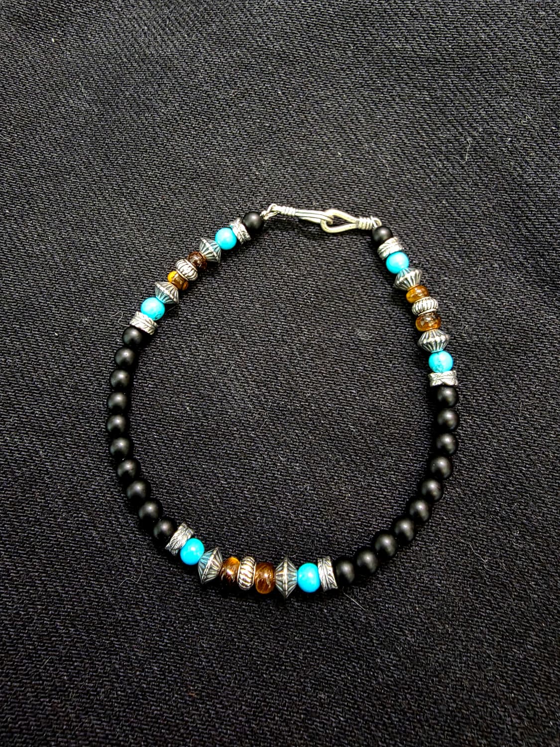 3Cross  silver925 onxys 3 point bracelet 상품이미지5