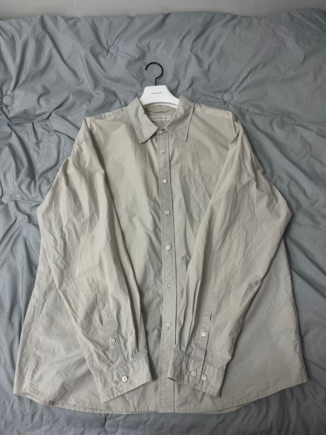유니온블루 / 에디터셔츠 그레이 /  XL 상품이미지1