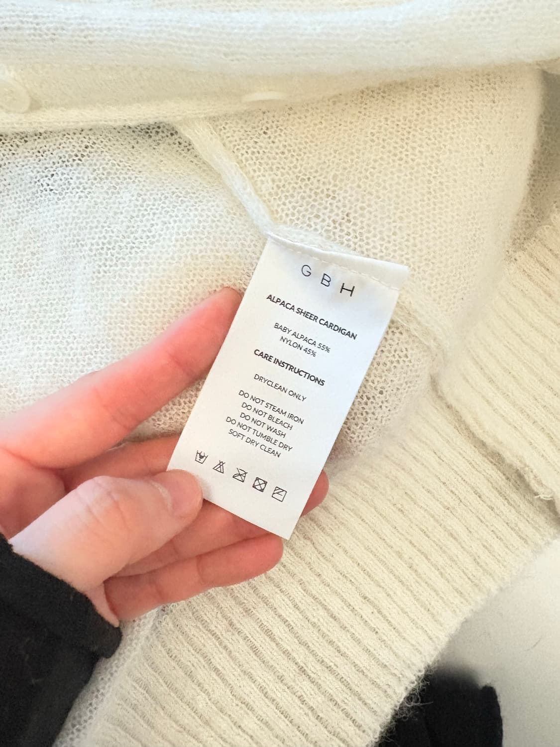 GBH 알파카 니트 가디건 상품이미지4