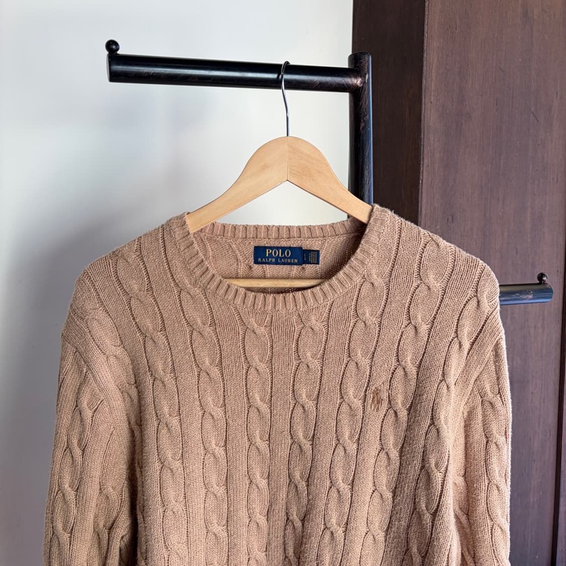 15208 - 폴로 랄프로렌 베이지 케이블 니트 상품이미지1