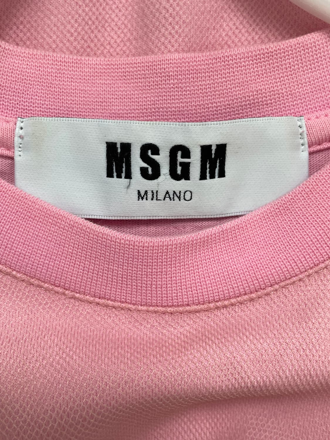 MSGM 핑크 레이어드 반팔 티셔츠 상품이미지3