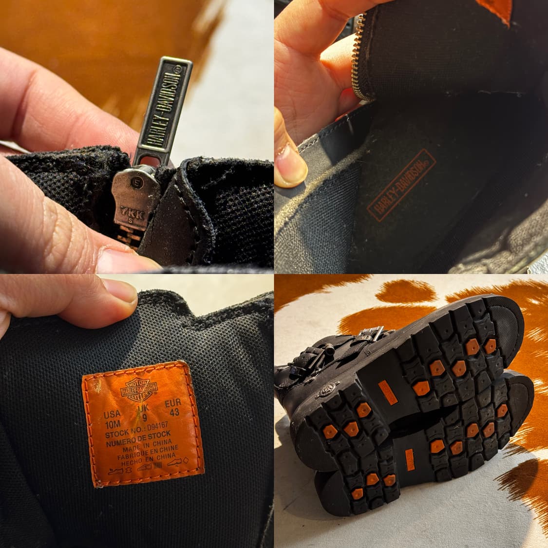 할리데이비슨 버클 스트랩 펑크 부츠 (280) 상품이미지10