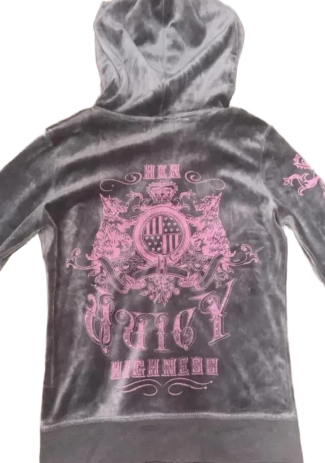 쥬시꾸뛰르 벨벳 후드집업 상품이미지1