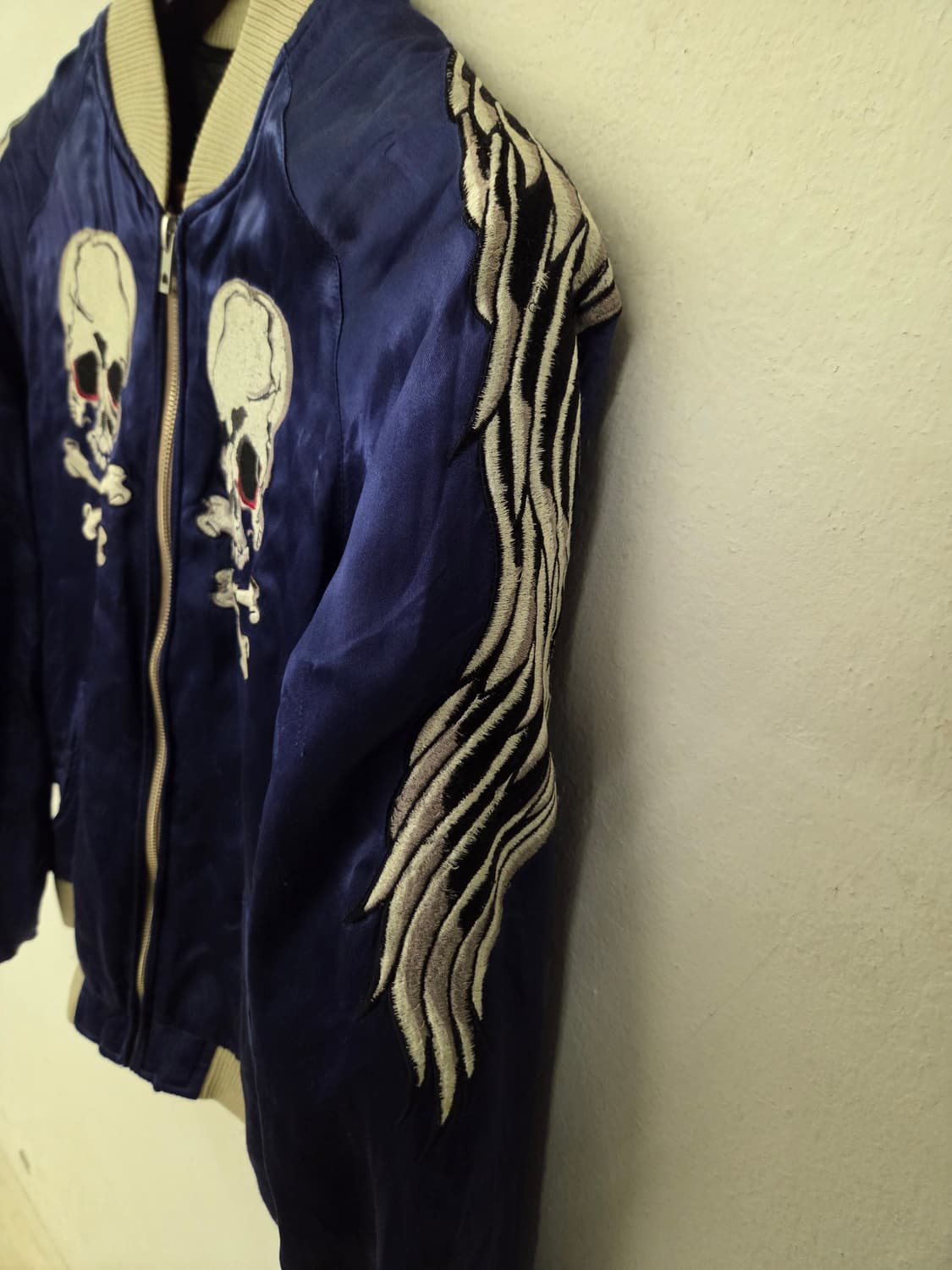 백스트리트 리버시블 크롤러 스컬 자켓 M사이즈 상품이미지3