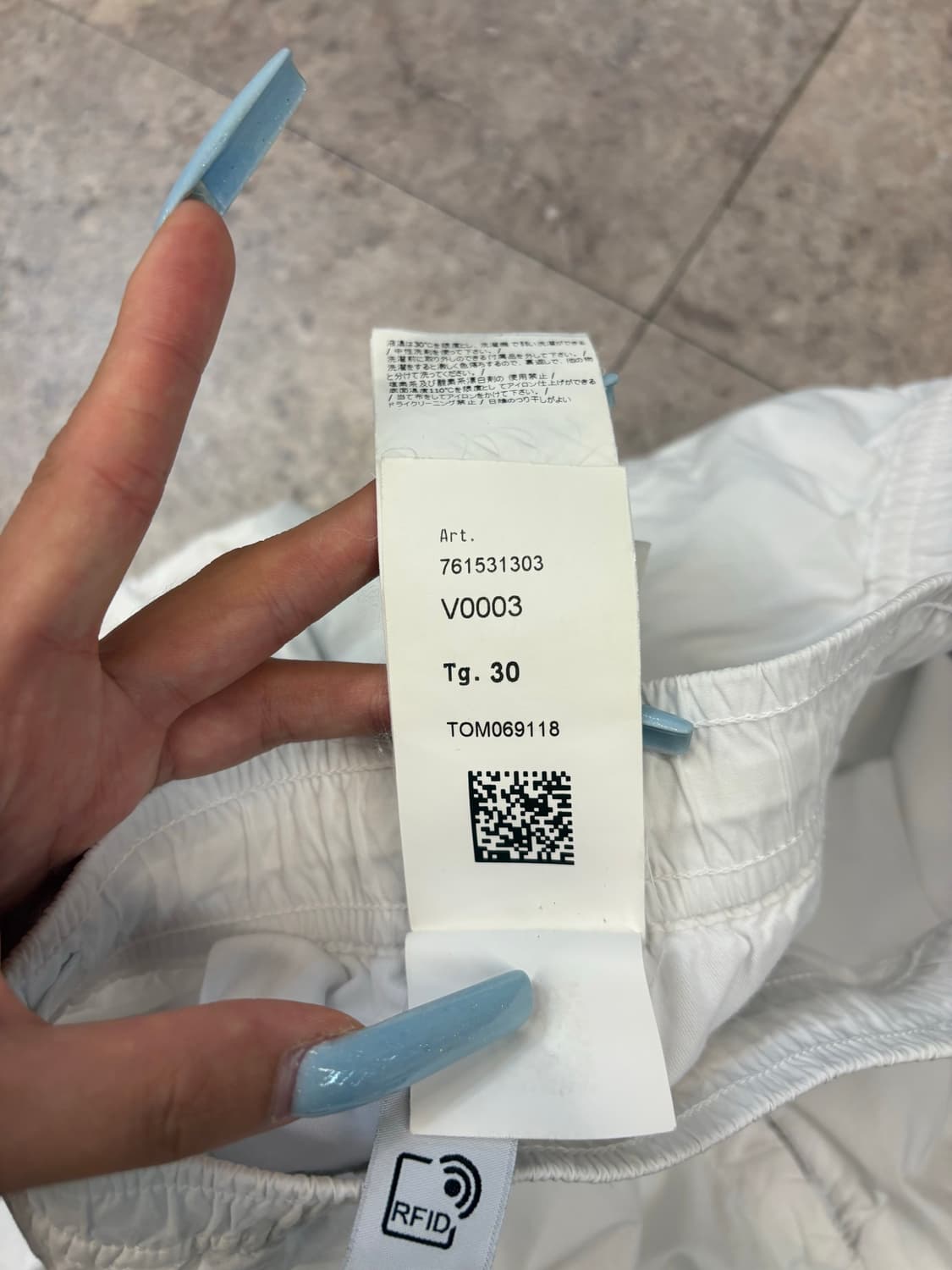 스톤아일랜드 화이트 조거 팬츠 #csz435 상품이미지7
