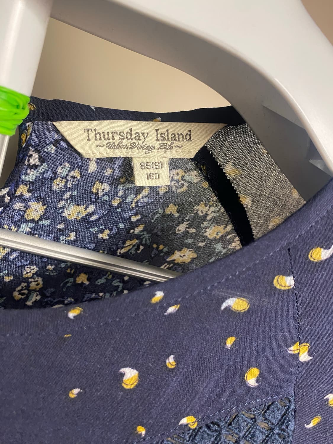 써스데이아일랜드 플라워 롱 원피스 S 상품이미지10