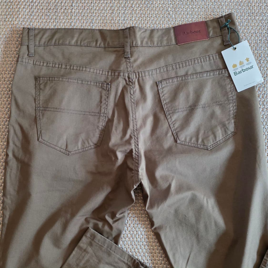 Barbour 바버 스페니시 초경량 폽플린 최상급 코튼 치노 카키 팬츠 상품이미지8