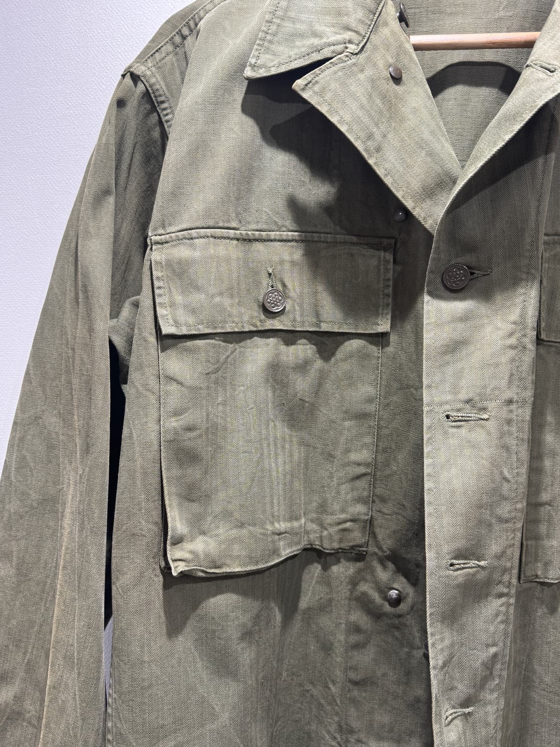 40s 오리지널 M43 HBT 셔츠 (38R) 상품이미지3