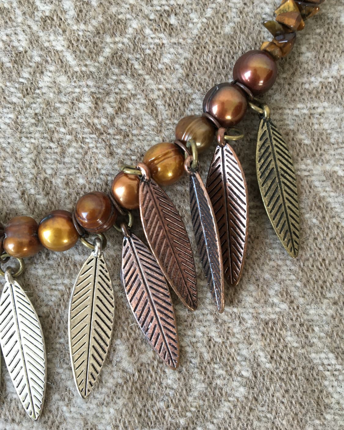  feather pendent necklace 상품이미지3