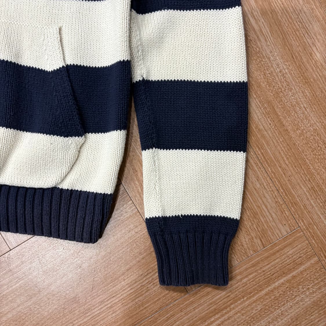 폴로 랄프로렌 빈티지 빅포니 스트라이프 니트 집업 상품이미지5