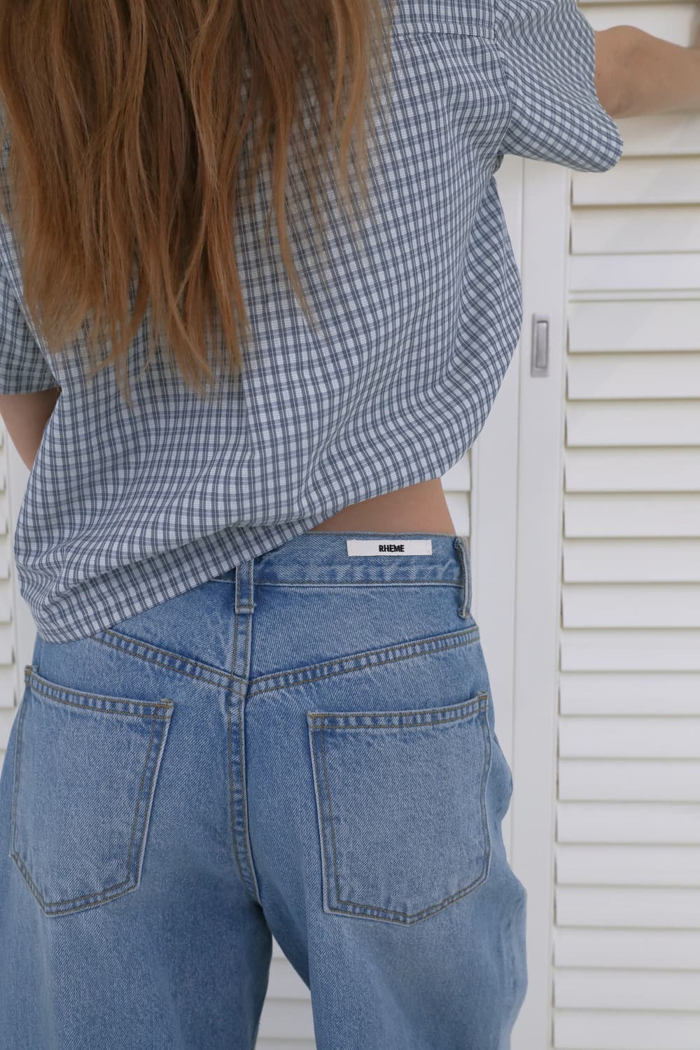 RHEME 리임 와이드 핀턱 데님 팬츠 상품이미지3