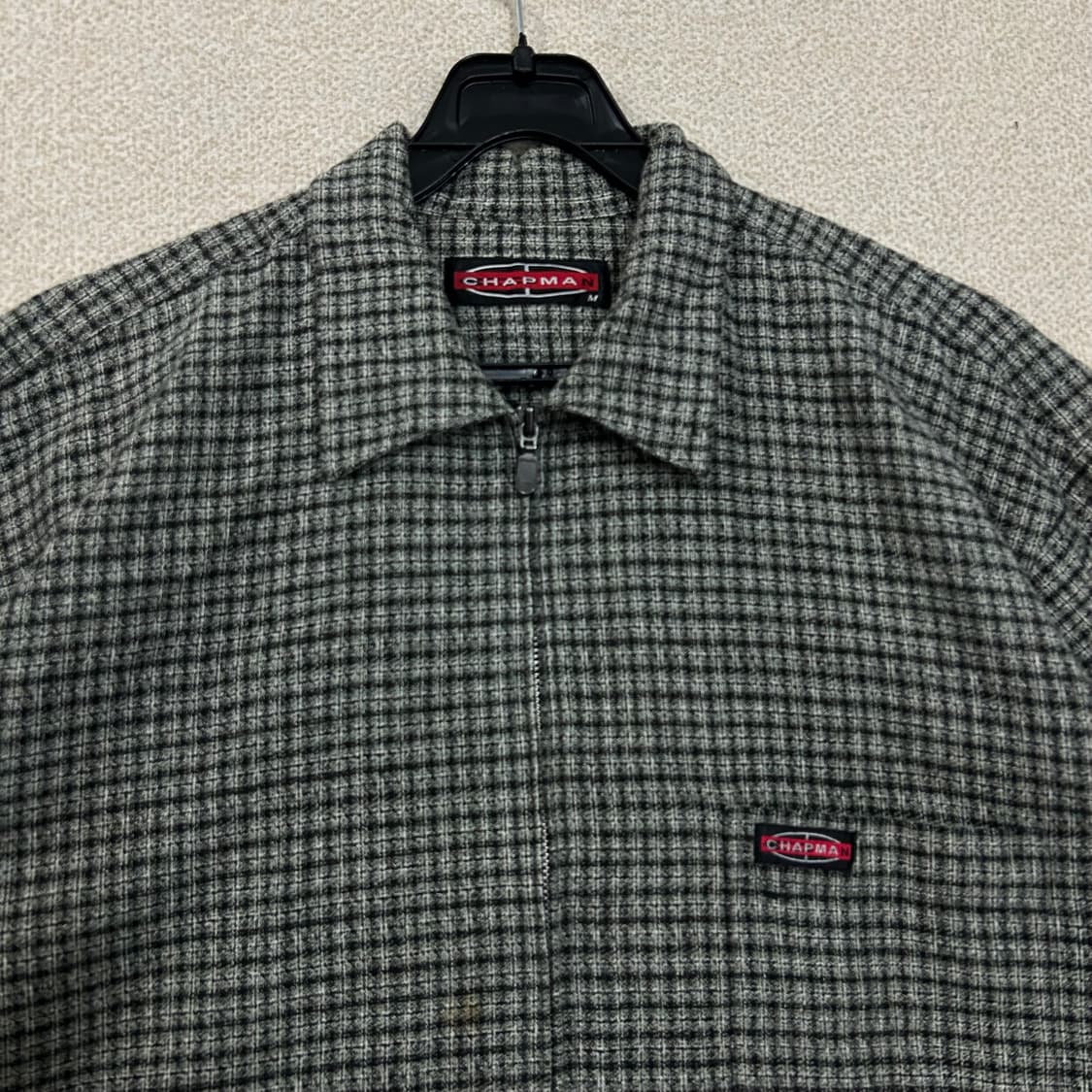(M) 90'S CHAPMAN ZIP UP 채프먼 체크 집업 상품이미지3