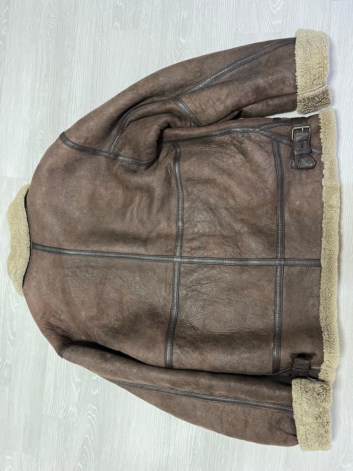 B-3 양가죽 무스탕자켓 XL 상품이미지5