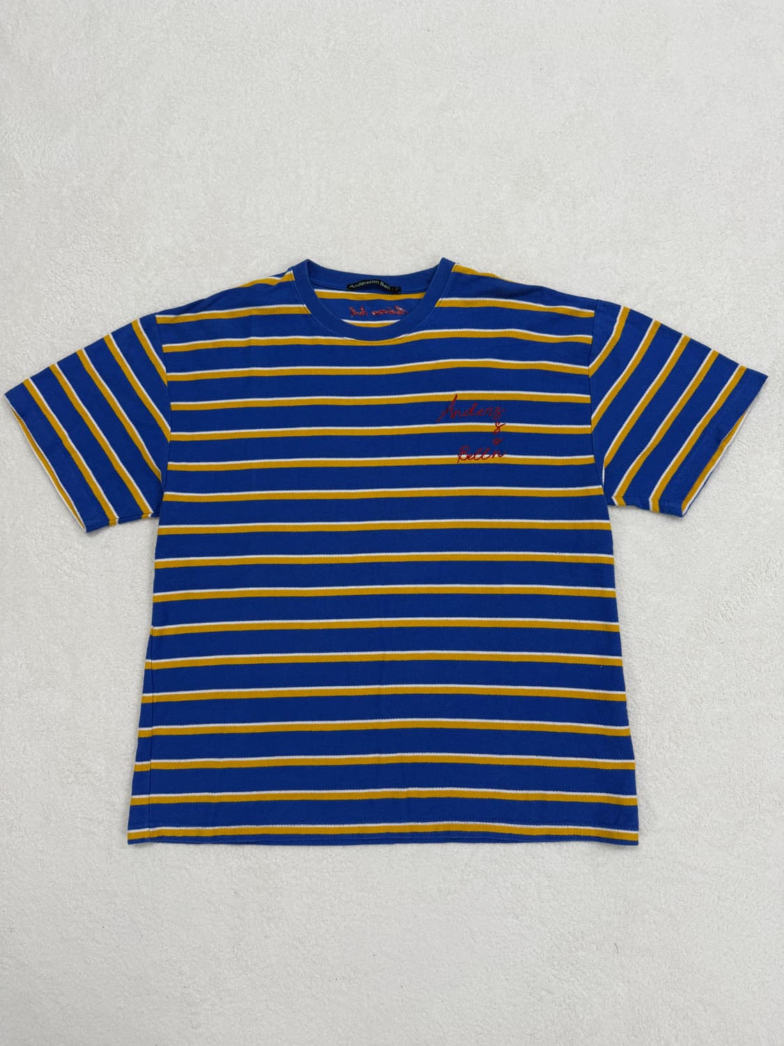 앤더슨벨 스트라이프 티셔츠 XL 상품이미지1