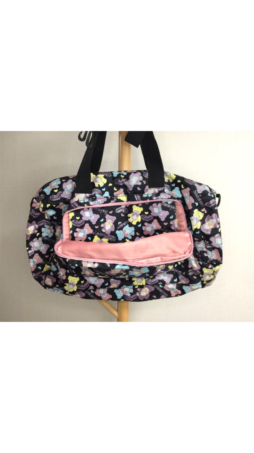 swimmer 스위머 곰돌이 프린팅 보스턴백 상품이미지4