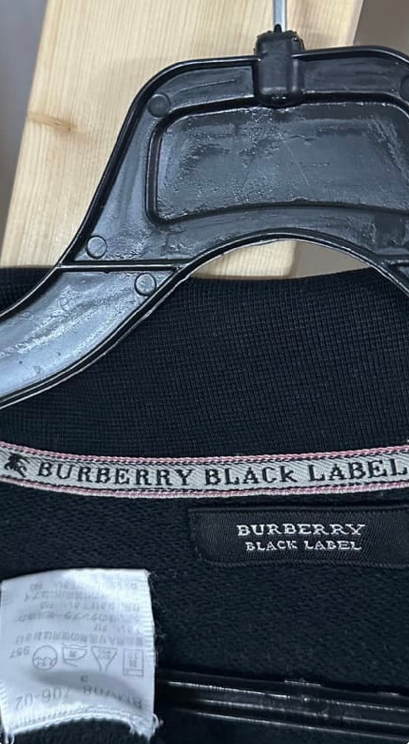 (M) 버버리 블랙라벨 코튼 트랙자켓 져지 집업 상품이미지3