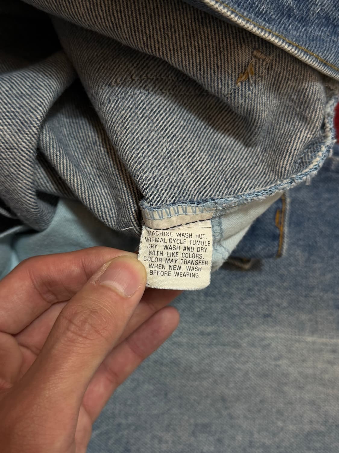 80’s USA 빈티지 리바이스 517 오렌지탭 부츠컷 리바이스 청바지 상품이미지9