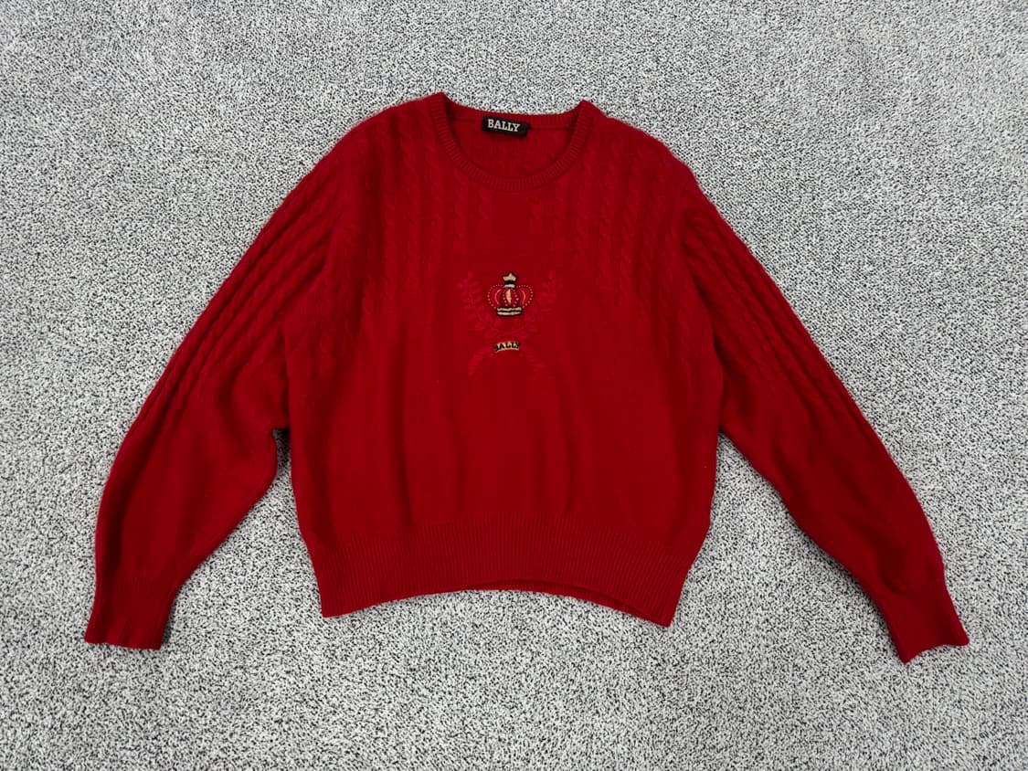 BALLY 꽈배기 케시미어니트 상품이미지1