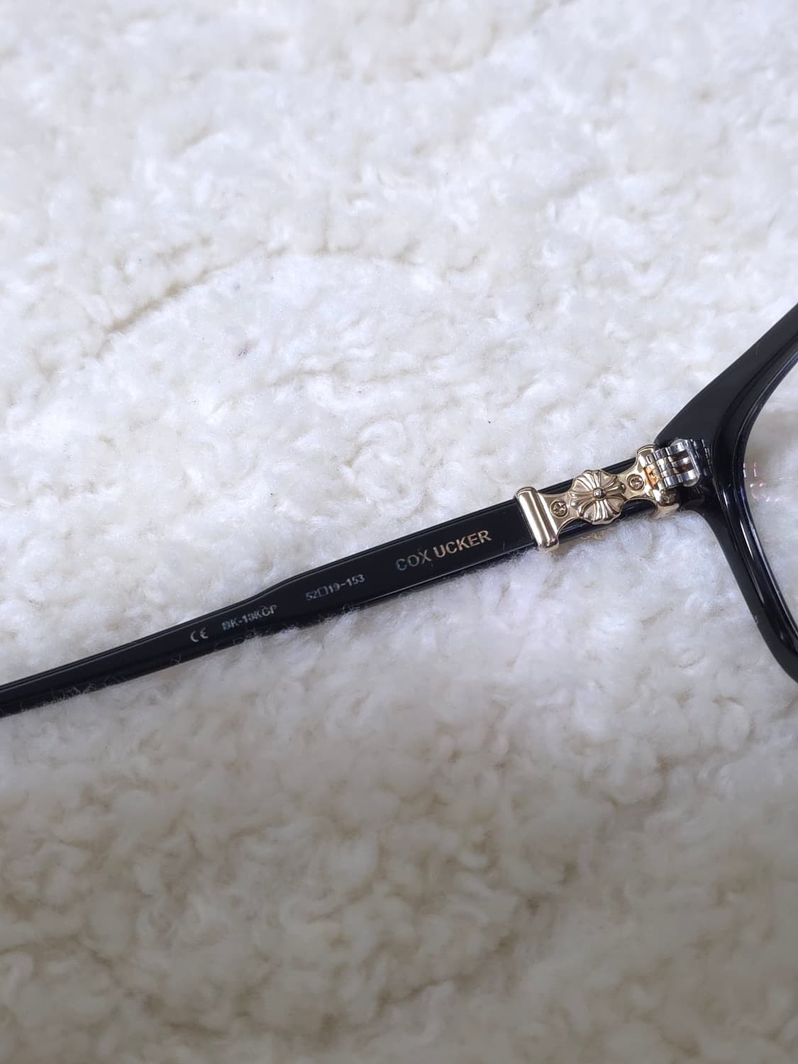 [OS] 크롬하츠 콕스어커 안경 블랙 골드 상품이미지9