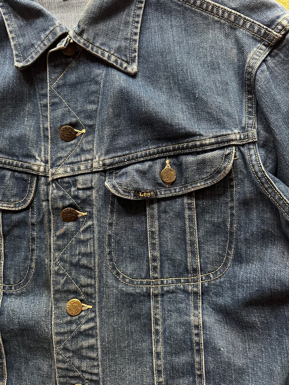 70s USA LEE 101J Denim Jacket 상품이미지3