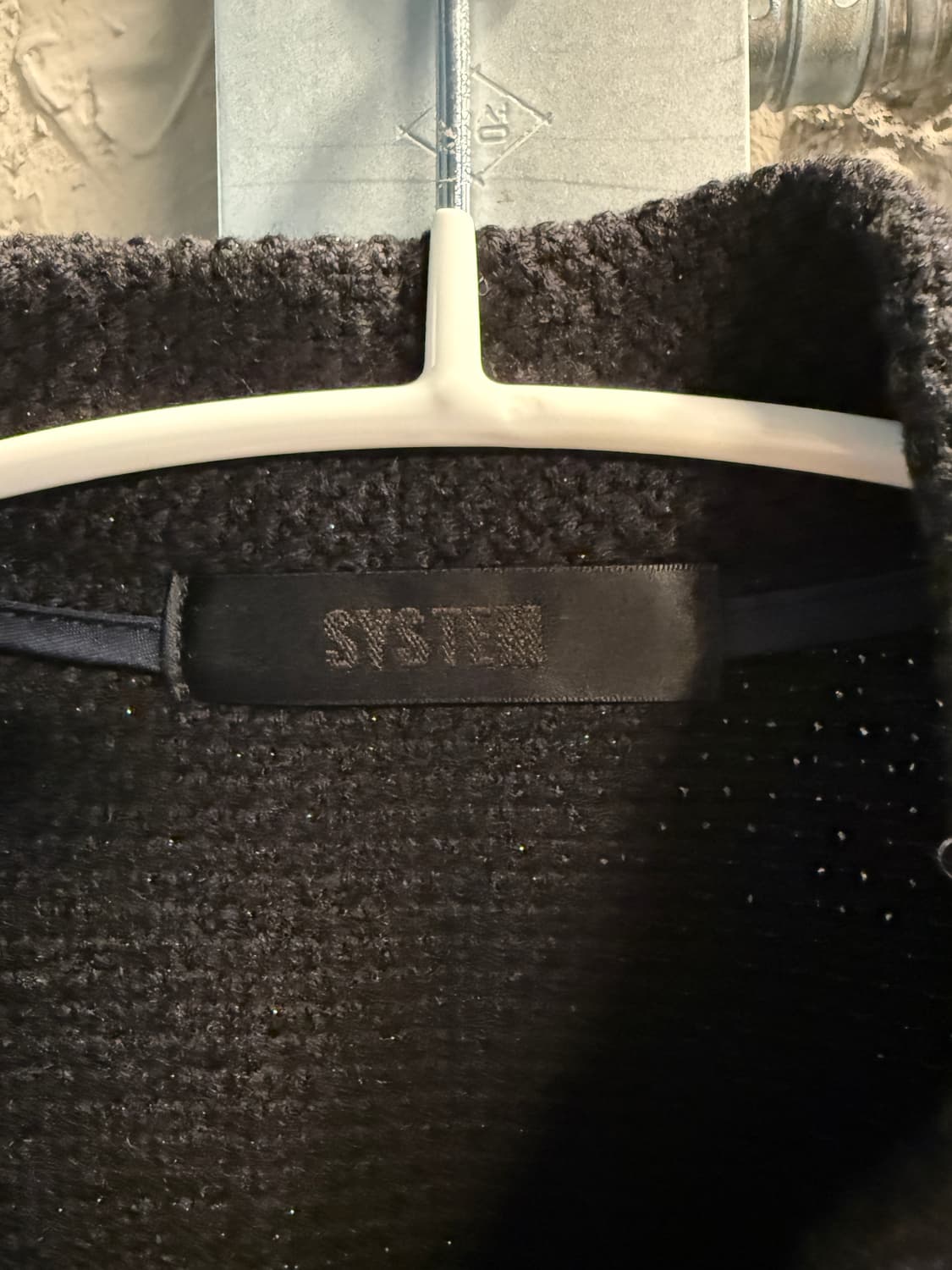 시스템 러플 디테일 크롭 자켓 블랙 F 상품이미지5