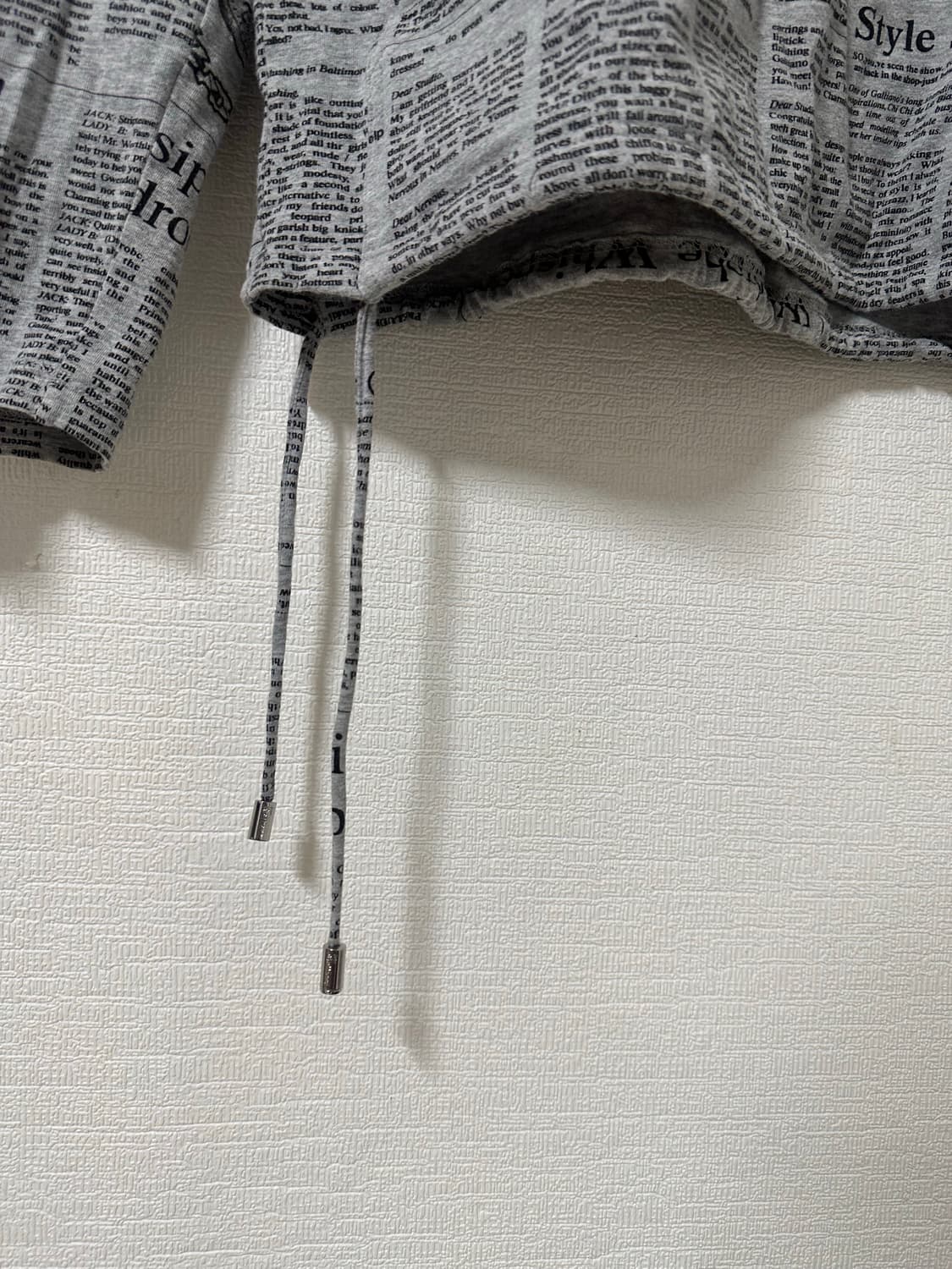 존 갈리아노 11 ss 뉴스페이퍼 후디 상품이미지3