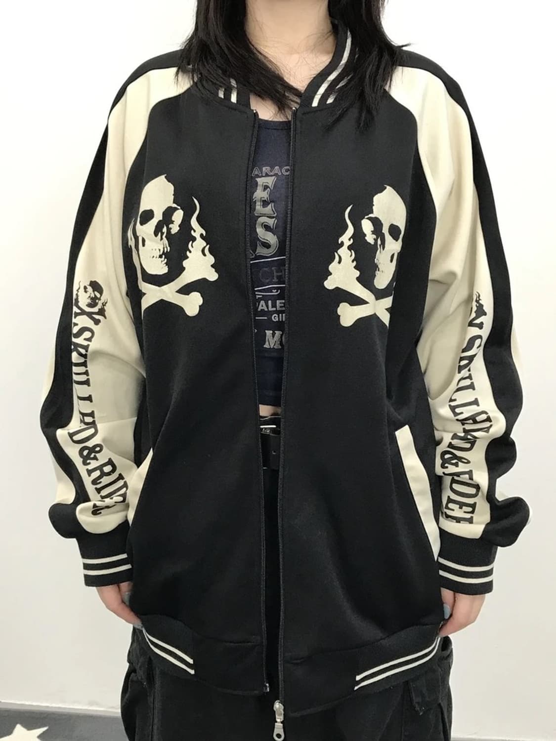 Center Please Skull Track Jacket 상품이미지3