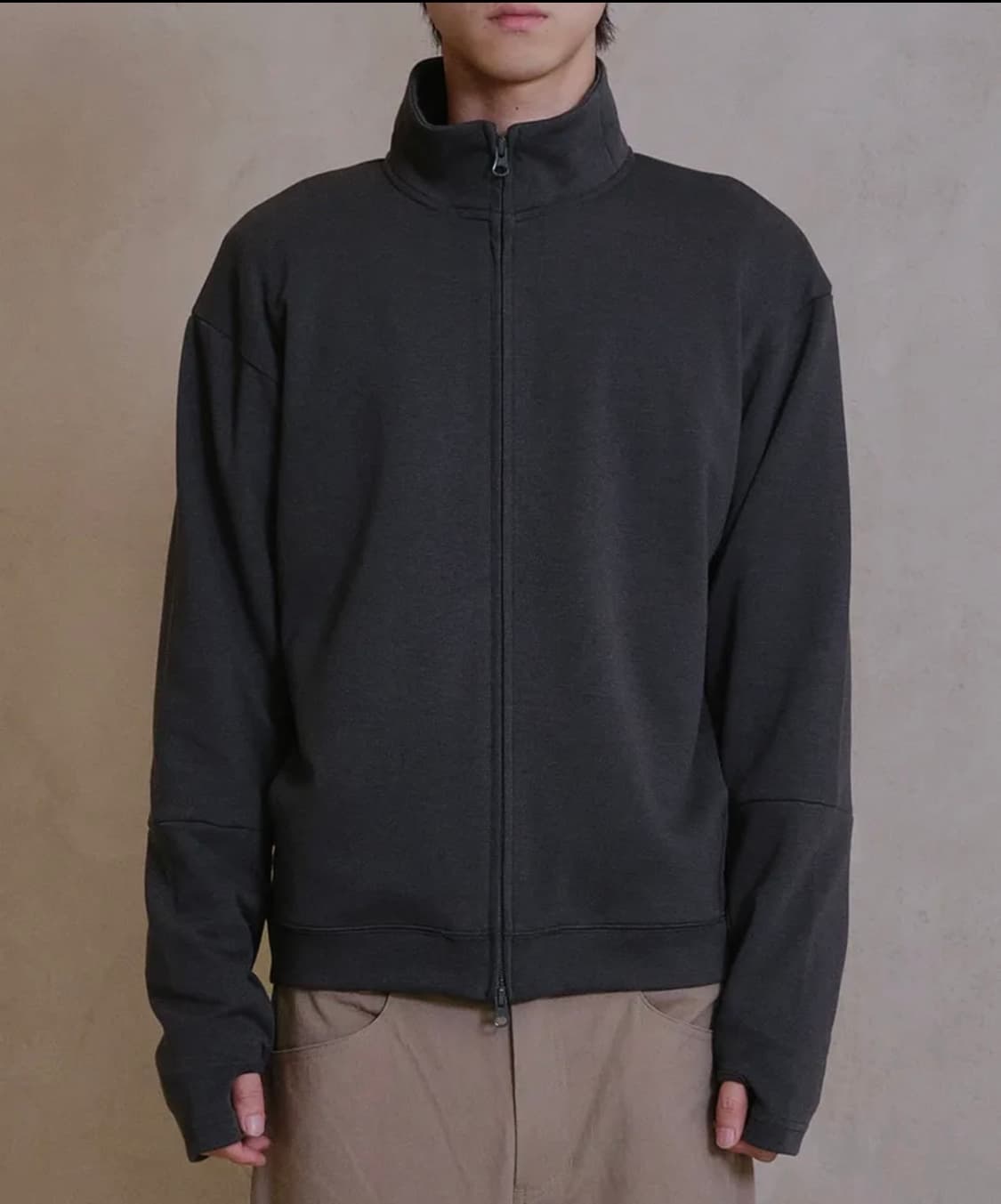 다이브인 LIGHT UNIFORM ZIP-UP JERSEY(차콜) 상품이미지1