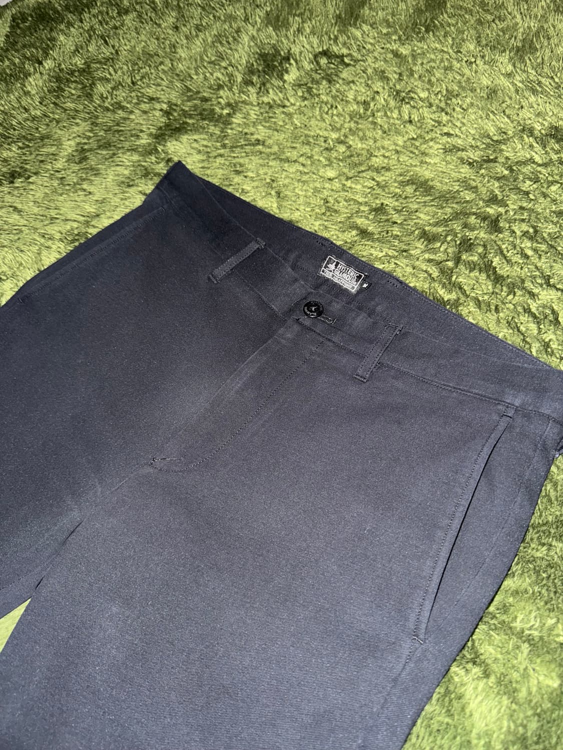 [M] 히스테릭 글래머 코튼 폴리 블렌디드 이지 팬츠 블랙 상품이미지2