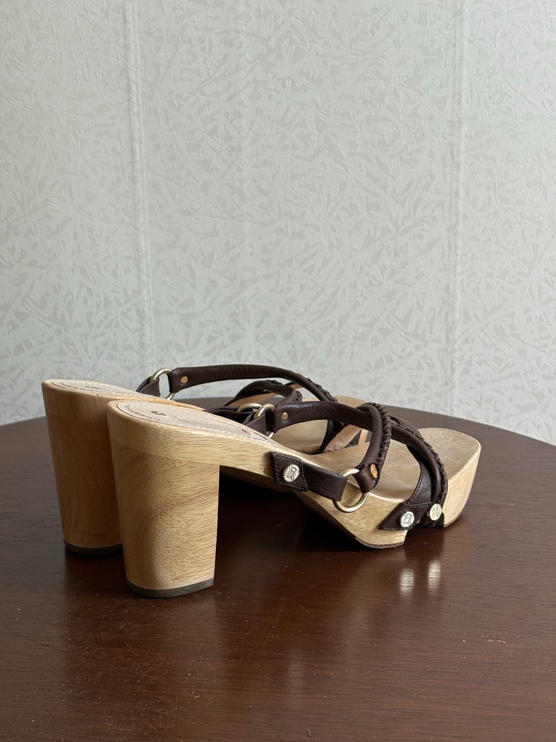 Celine wood leather sandle 상품이미지3