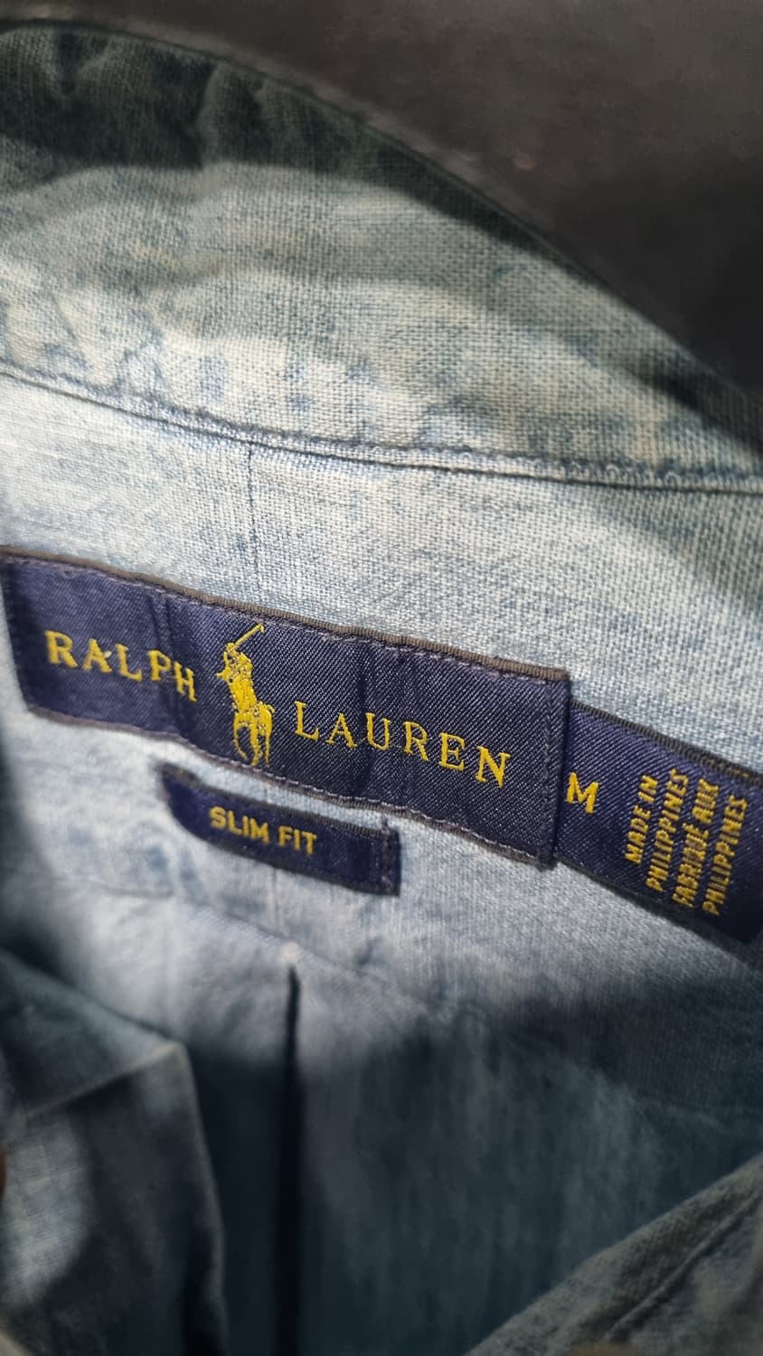 폴로랄프로렌 슬림핏 연청남방 m(가슴반품52) 상태좋아요~ 상품이미지3