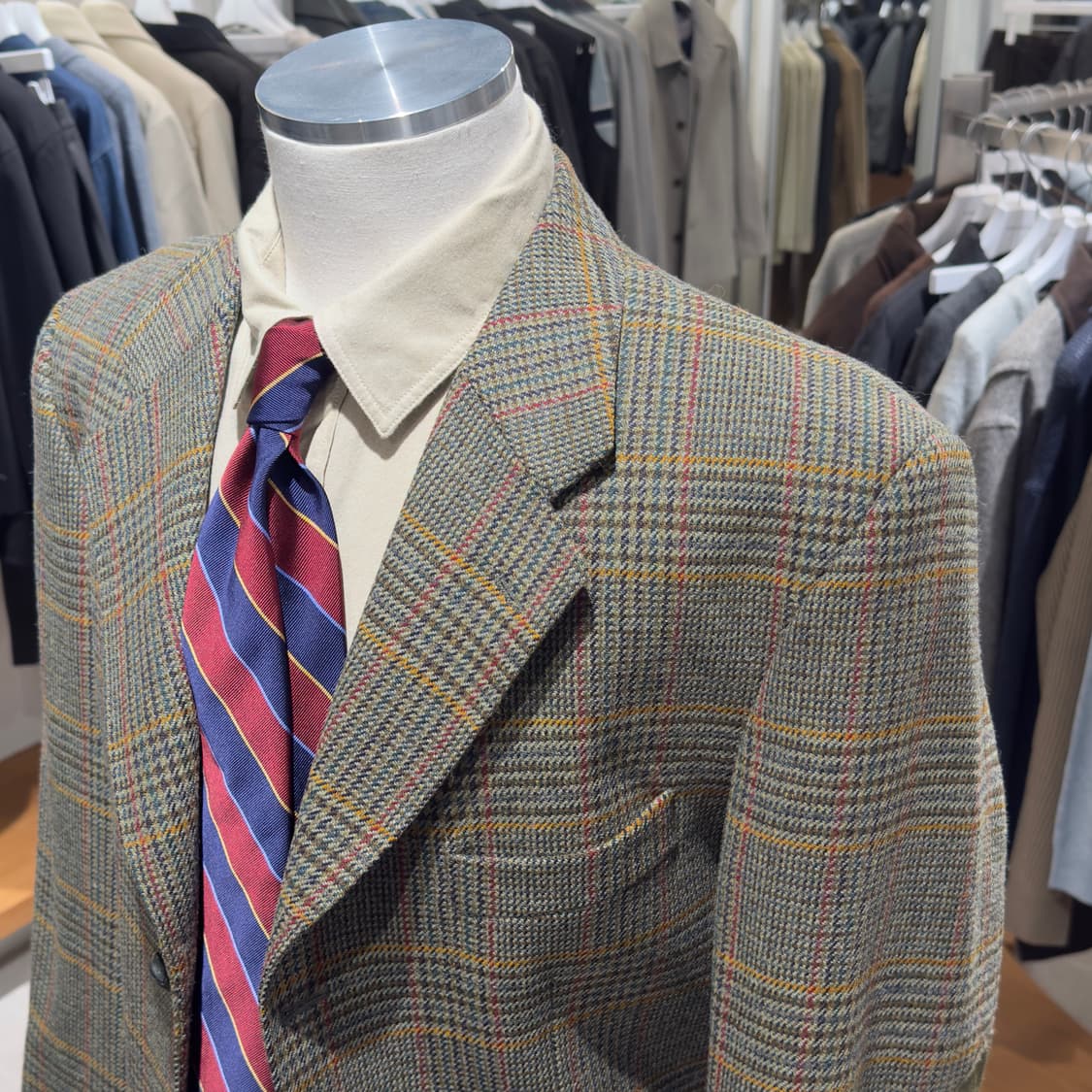 Kennedy & McSharr 체크 트위드 자켓 상품이미지6